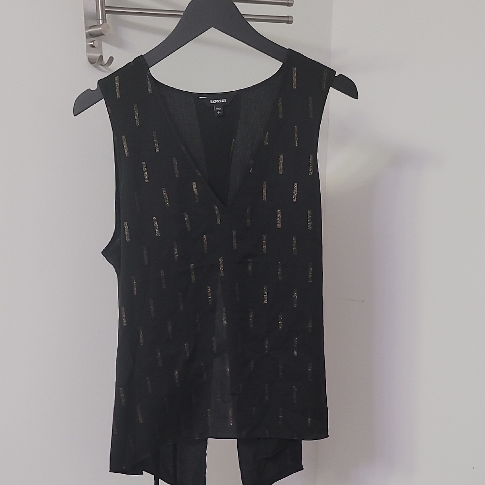 Express Black Sleeveless Top